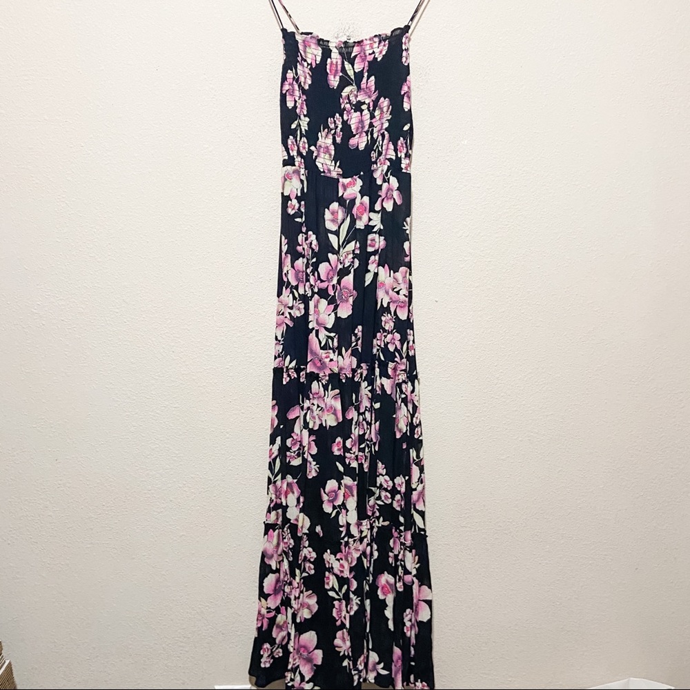 Free People Garden Party Onyx Floral Maxi Dress - Picture 5 of 8